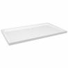 Rectangular ABS Shower Base Tray White 70x120 cm - Hipo Market