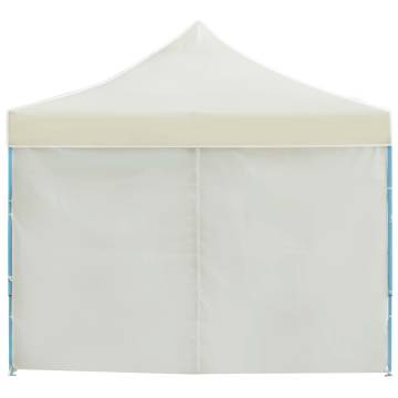 Folding Pop-up Party Tent 3x9m with 8 Sidewalls - Cream