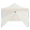 Folding Pop-up Party Tent 3x9m with 8 Sidewalls - Cream