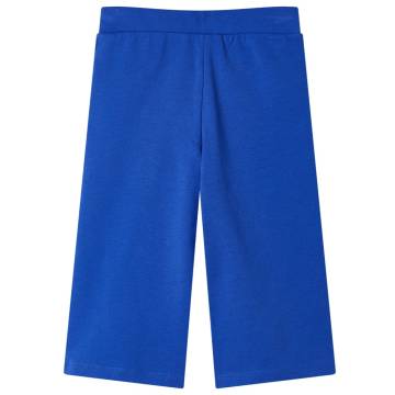 Kids' Wide Leg Pants in Cobalt Blue - Size 104