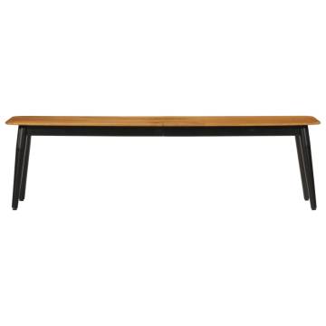 Bench 160x40x45 cm | Solid Wood Mango & Iron | Hipomarket