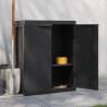 Outdoor Storage Cabinet Black 65x37x85 cm PP Colour black Size 65 x 37 x 85 cm Quantity in Package 1 Number of 