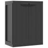 Outdoor Storage Cabinet Black 65x37x85 cm - Hipomarket