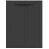 Outdoor Storage Cabinet Black 65x37x85 cm - Hipomarket