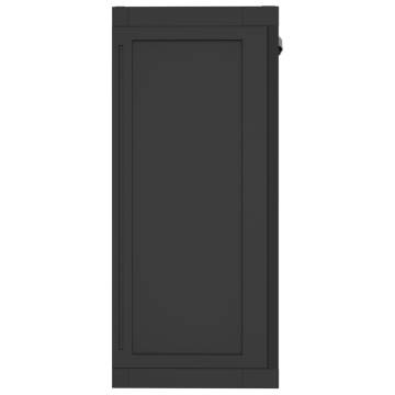 Outdoor Storage Cabinet Black 65x37x85 cm - Hipomarket