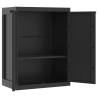 Outdoor Storage Cabinet Black 65x37x85 cm - Hipomarket