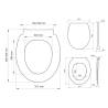 Tiger Toilet Seat Pasadena - Soft-Close White Thermoplast