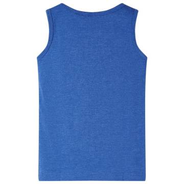 Kids' Tank Top Blue Melange 104 - Affordable Kids' Clothing