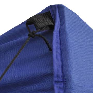 Foldable Tent 3x3m with 4 Walls - Blue for Outdoor Events