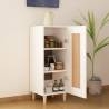 Stylish White Sideboard - 34.5x34x90 cm Engineered Wood