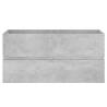 Concrete Grey Sink Cabinet with Built-in Basin | Hipomarket