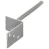 6 pcs Galvanised Steel Fence Anchors - Durable & Secure