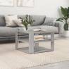 Coffee Table Grey Sonoma 59.5x59.5x40 cm Engineered Wood Colour grey sonoma Quantity in Package 1 