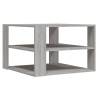 Elegant Grey Sonoma Coffee Table - 59.5x59.5x40 cm