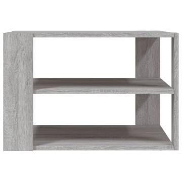 Elegant Grey Sonoma Coffee Table - 59.5x59.5x40 cm