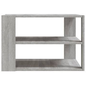 Elegant Grey Sonoma Coffee Table - 59.5x59.5x40 cm