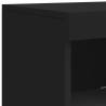 Modern Black Sideboards with LED Lights - 3 pcs | Hipo Market