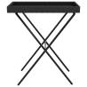 Folding Tray Table Black 65x40 cm | Hipomarket UK