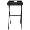 Folding Tray Table Black 65x40 cm | Hipomarket UK