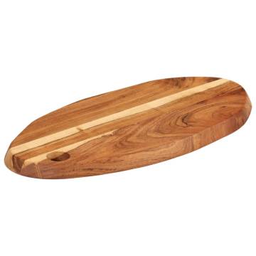 Solid Wood Acacia Chopping Board 50x25x2.5 cm - Essential Tool