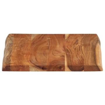 Solid Acacia Wood Chopping Board - 50x38x2.5 cm