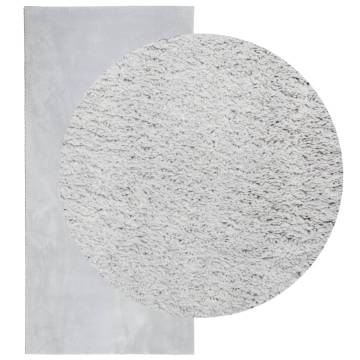 HUARTE Grey Short Pile Rug 100x200 cm - Soft & Washable