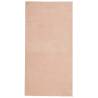 HUARTE Short Pile Soft Washable Rug - Blush 100x200 cm