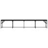 Stylish Black Dining Bench - Steel & Faux Leather | HipoMarket