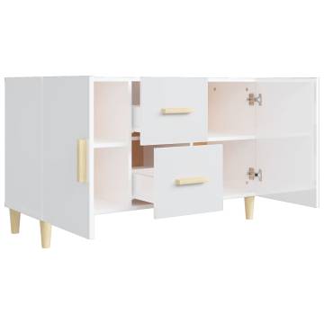 High Gloss White Sideboard - Stylish Storage Solution