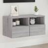 TV Wall Cabinet Grey Sonoma 60x30x30 cm Engineered Wood Colour grey sonoma Quantity in Package 1 Width 60 cm 