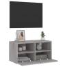 Grey Sonoma TV Wall Cabinet - Space-Saving & Stylish Design