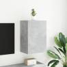 TV Wall Cabinet Concrete Grey - Modern Space Saver