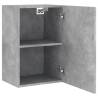 TV Wall Cabinet Concrete Grey - Modern Space Saver