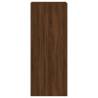 Brown Oak TV Wall Cabinet - Space-Saving & Stylish Design