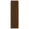 Brown Oak TV Wall Cabinet - Space-Saving & Stylish Design