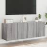 TV Cabinets Wall-mounted 2 pcs Grey Sonoma 60x30x41 cm Colour grey sonoma Quantity in Package 2 Width 60 cm 