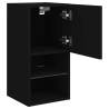 Stylish Black TV Cabinet with LED Lights | Hipomarket