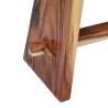 Stool Solid Suar Wood and Polyresin - Timeless Home Decor