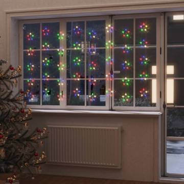 LED Star Curtain Fairy Lights - 200 Colourful 8 Function