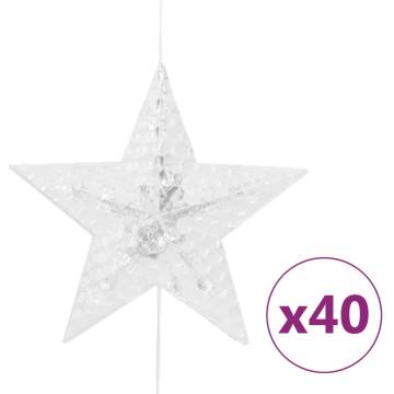 LED Star Curtain Fairy Lights - 200 Colourful 8 Function