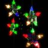 LED Star Curtain Fairy Lights - 200 Colourful 8 Function