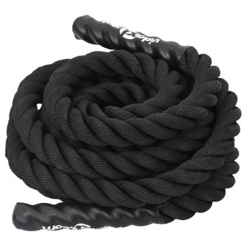 Battle Rope Black 6m – Durable Strength Training Equipment