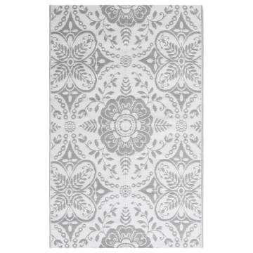 Trendy Light Grey Outdoor Rug 140x200 cm - Hipomarket