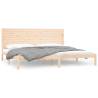 Solid Wood Bed Frame 200x200 cm - Timeless Design