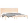 Solid Wood Bed Frame 200x200 cm - Timeless Design