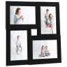 Collage Photo Frame for 4x(10x15 cm) Picture Black MDF Colour black Size 4 x (10 x 15 cm) Quantity in Package 1 