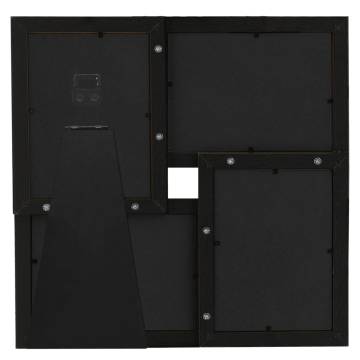 Collage Photo Frame for 4 Photos - Black MDF | HipoMarket