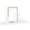 Stylish Wall Shelves 4 pcs White 40x9x3 cm - HipoMarket