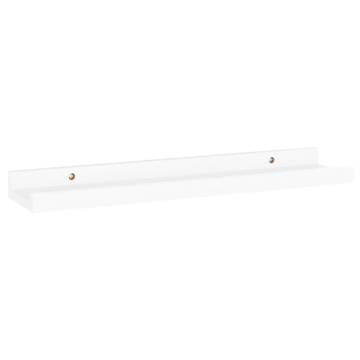 Stylish Wall Shelves 4 pcs White 40x9x3 cm - HipoMarket