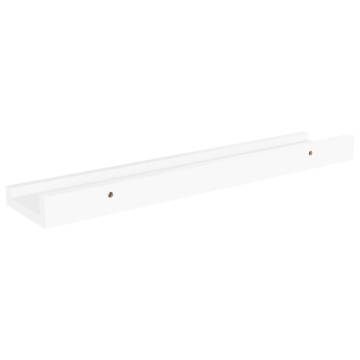 Stylish Wall Shelves 4 pcs White 40x9x3 cm - HipoMarket